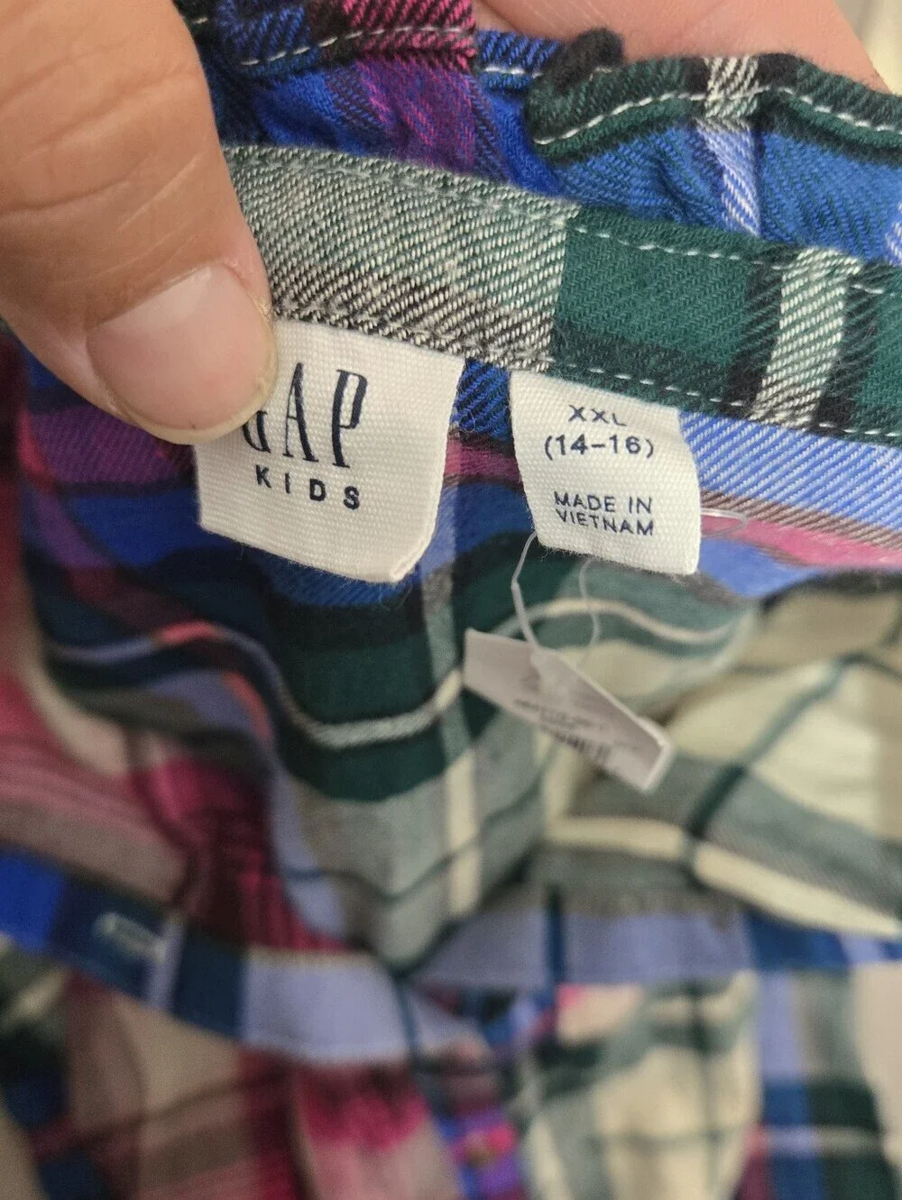GAP plaid dress